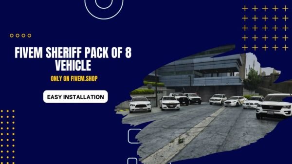 FiveM Sheriff Pack of 8 Vehicle