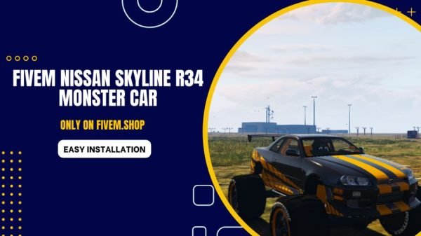 FiveM Nissan Skyline R34 Monster Car
