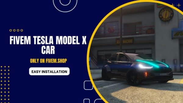 FiveM Tesla Model X Car